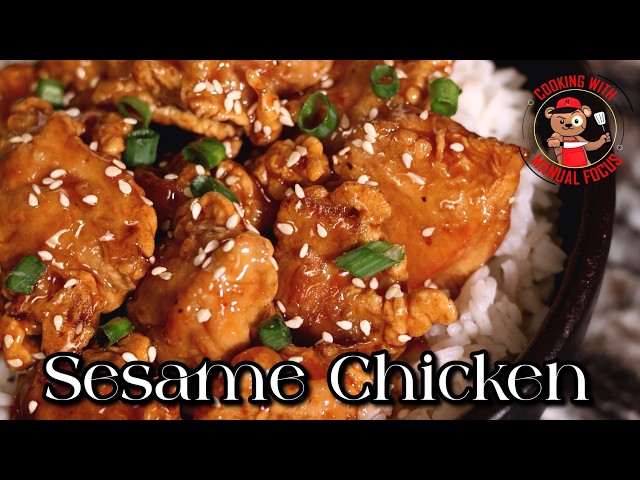 Crispy Sesame Chicken Recipe | Easy Take Out Recipe Made at Home