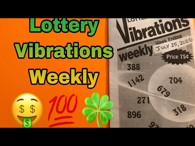 Lottery Vibrations “weekly” ending July 25