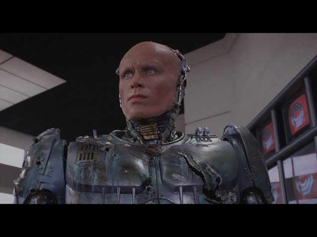 RoboCop 1987 RoboCop kills Dick Jones ending scene 4K