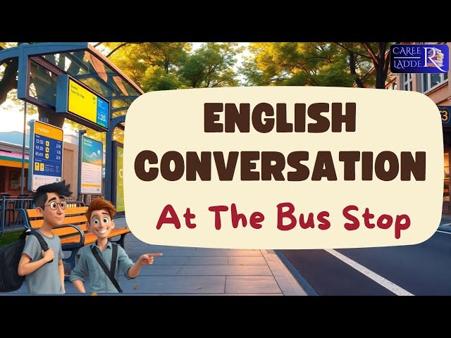 English Conversation At The Bus Stop | Asking for Directions & Bus Timings | Speak & Learn English