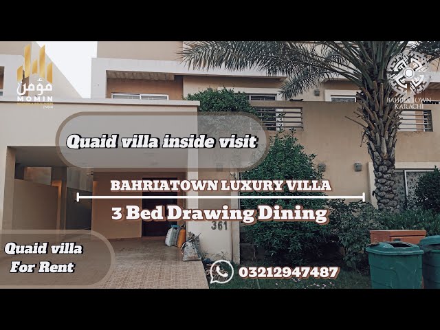 BAHRIA TOWN KARACHI | PRECINCT 2 QUAID VILLA FOR RENT