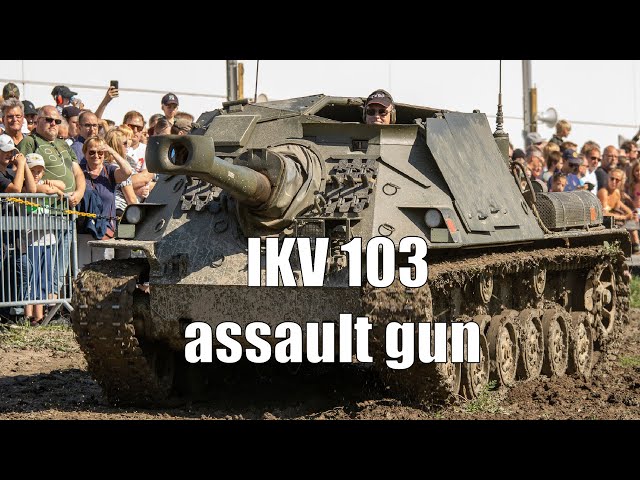 IKV 103 Assalt Gun - Cold War Era Swedish Tank - Arsenalen [4K]