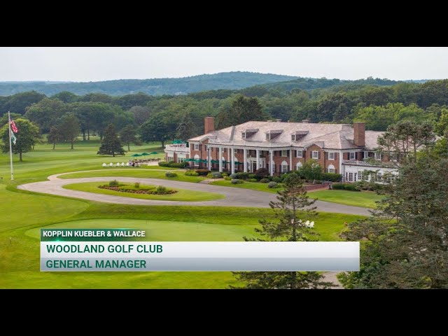 General Manager Career Opportunity at Woodland Golf Club