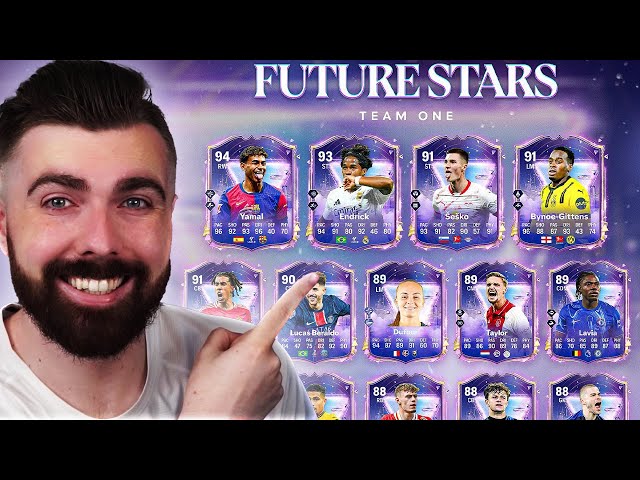 FUTURE STARS TEAM 2!!! - FC25 LIVE