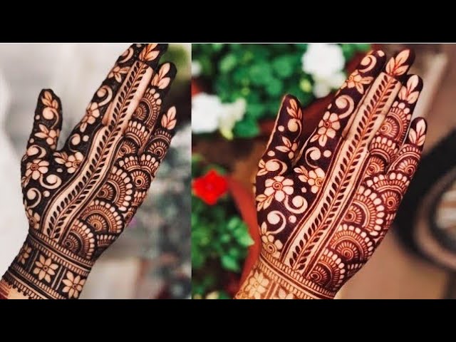 Easy 3d Floral Henna Design | Simple Bridal Mehndi Design |Bhrwa Mehndi| सुंदर मेहंदी डिजाइन| Mehndi