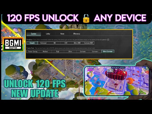 🟢 BGMI 120 FPS UNLOCK || BGMI 120 FPS ENABLE || ONEPLUS NORD 4 120 FPS UNLOCK