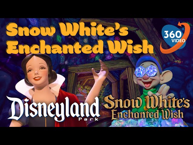 Snow White's Enchanted  Wish Full Ride- 360° video - 6.1K | Disneyland 2023