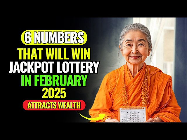 LUCKY NUMBERS: 6 LUCKY NUMBERS TO WIN THE LOTTERY JACKPOT in February, 2025 | Buddhist Teachings