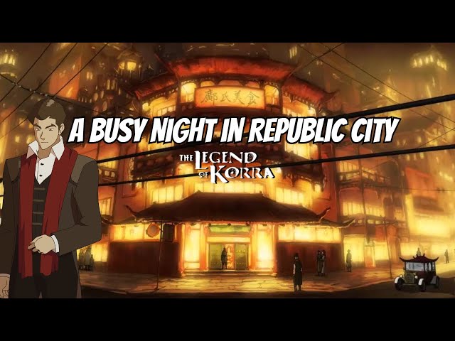 A Busy Night in Republic City - 1 Hour Of The Legend Of Korra Jazz Music🎷