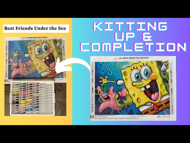 Kitting Up & Completion of Best Friends Under the Sea from Diamond Art Club