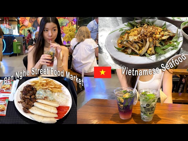 A Food Adventure in Ho Chi Minh City, Vietnam (Ben Nghe Street Food Market, Vinh Khanh Seafood)