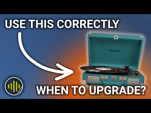 How to Use a Crosley Record Player - Welcome to Vinyl! (Upgrade?)