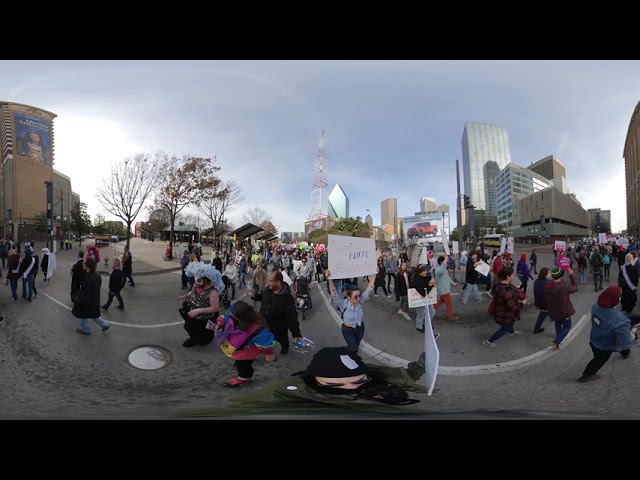 Dallas Women's March 2019 (360 video)