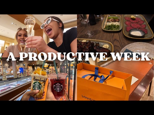 A PRODUCTIVE WEEK LIVING ALONE IN JHB | CANCELLED MY GYM MEMBERSHIP, SHOPPING WITH MY BESTIE & MORE