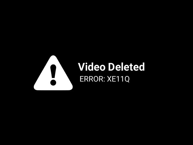 [Deleted Video]