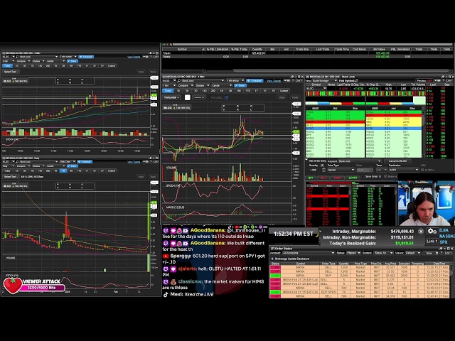 Computer crashed, round 2 | LIVE Day Trading the Stock Market