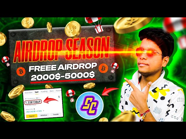 😱😱 Earn Freee Gauranteed 5000$ From Airdrops | Biggest Crypto Airdrop of 2024 | Best Airdrop 2024