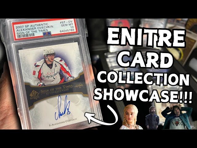 MY ENTIRE CARD COLLECTION SHOWCASE | SPORTS CARDS & NON SPORTS CARDS |