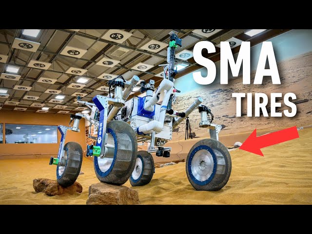 Nasa Develops New Tires with "Shape Memory Alloy" for Mars Rover Missions