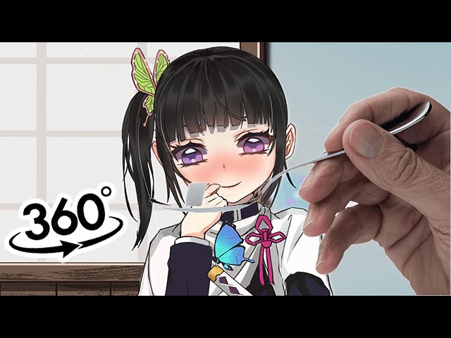 💖 Kanao INVITES you TO EAT with HER 💖 Tanjiro and Kanao in Demon Slayer VR (anime vr) ❤