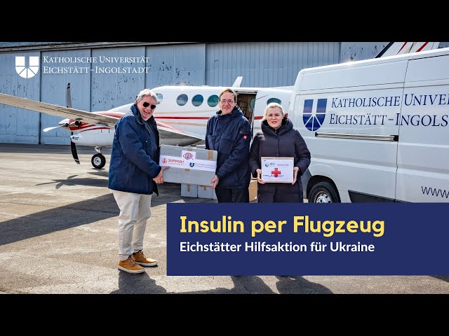 🇺🇦 Lieferung per Flugzeug: Eichstätter Hilfsaktion bringt Insulin in die Ukraine