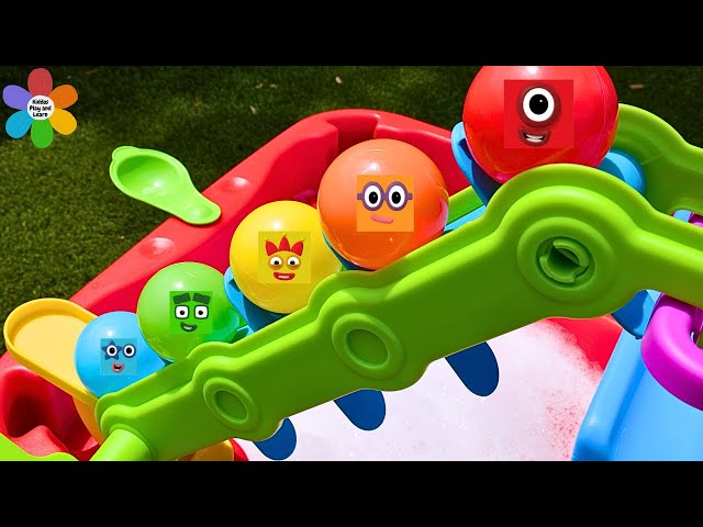 Learn colors and patterns with the Numberblocks Bubble Party | Compilation Video For Toddlers