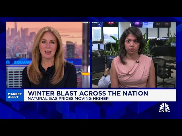 Natural gas production under pressure from cold weather, says Energy Aspect's Amrita Sen