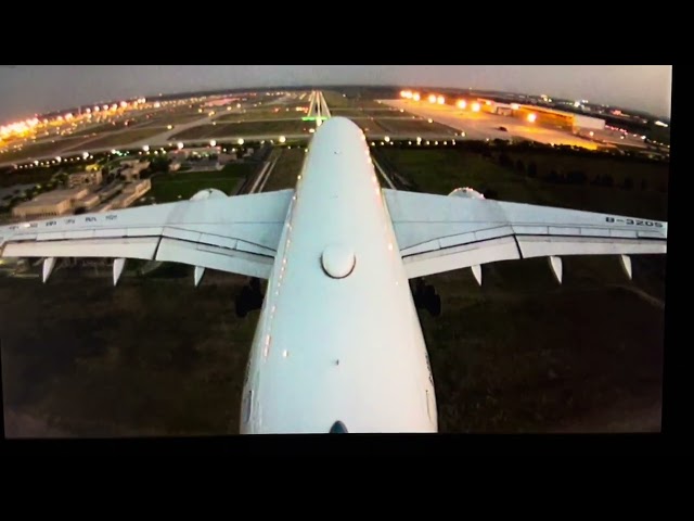 Beijing Daxing International Airport Landing - Outboard Perspective - 202306