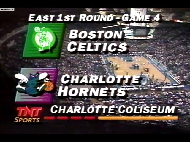 NBA On TNT - Celtics @ Hornets 1993 Playoffs R1 Game 4