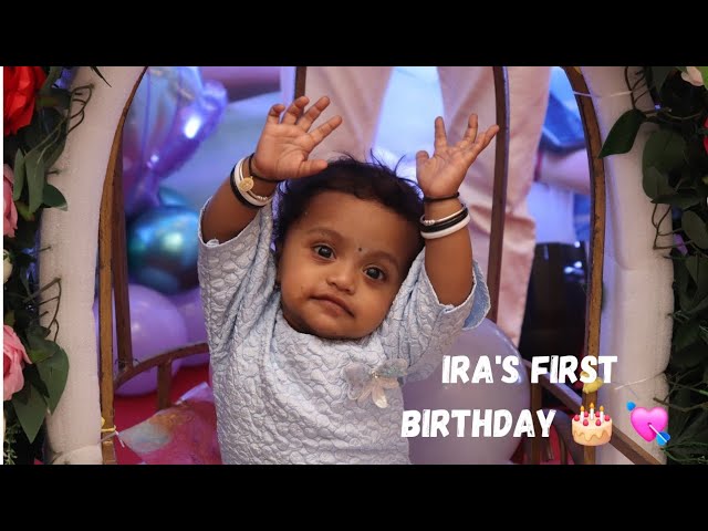 Ira's first birthday 🎂 🥳 || vlog with masti