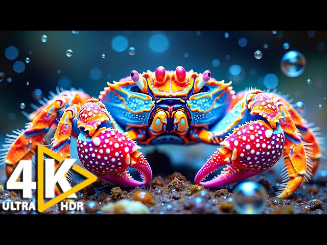 The Ocean's Wonders: The Ultimate 4K Aquarium Voyage | Jellyfish & Coral Reefs in Stunning Detail