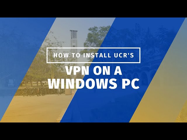 Windows VPN Installation Tutorial