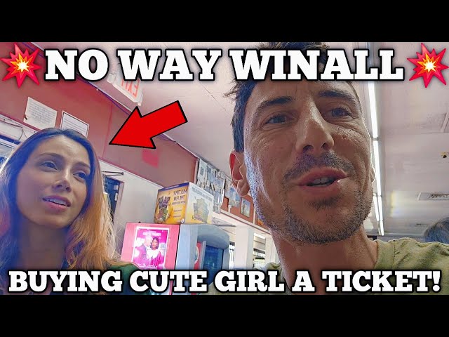 💥OMG WINALL💥 1st Cute Girl I See I Buy Her a Ticket🤑 | Scratch Life🚀