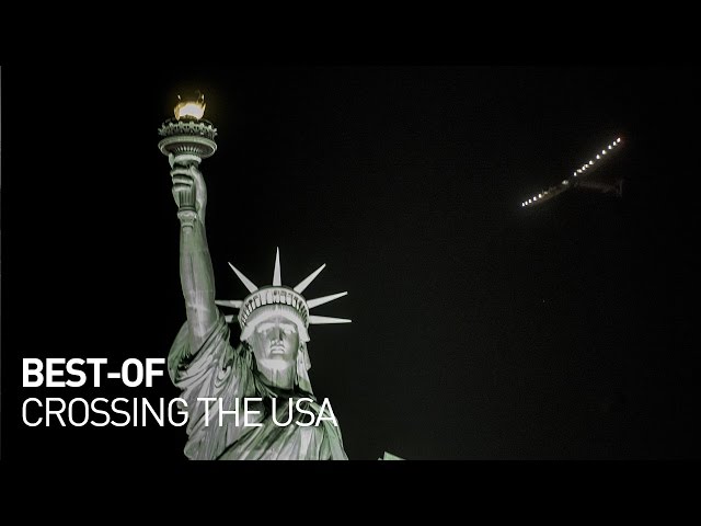 Solar Impulse - Best of First Round-the-World Solar Flight, Crossing the USA