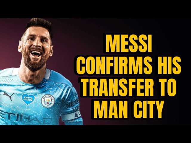 Messi's TRANSFER To Man City CONFIRMED Today!🐐 January Transfer Sealed in Stunning 6-Month Deal!😱