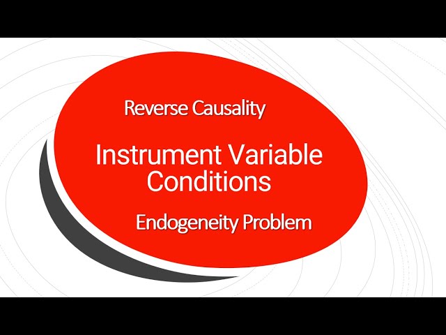 Endogeneity problem | Reverse Causality | Instrument Variable conditions | Hausman test | 2sls