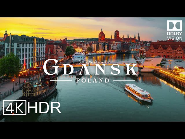 Gdansk, Poland 🇵🇱 in 4K HDR ULTRA HD 60 FPS Dolby Vision™ Drone Video