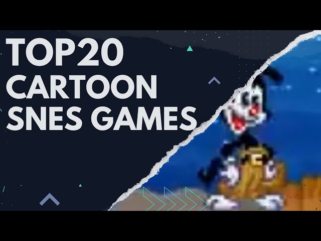 TOP20 BEST CARTOON GAMES ON NINTENDO SNES.