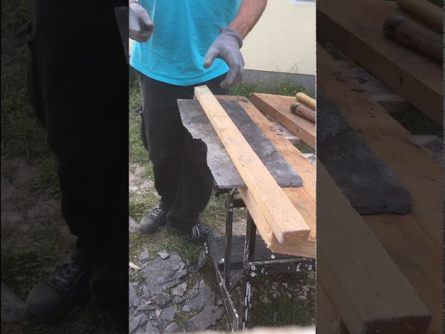 cut slates using machete