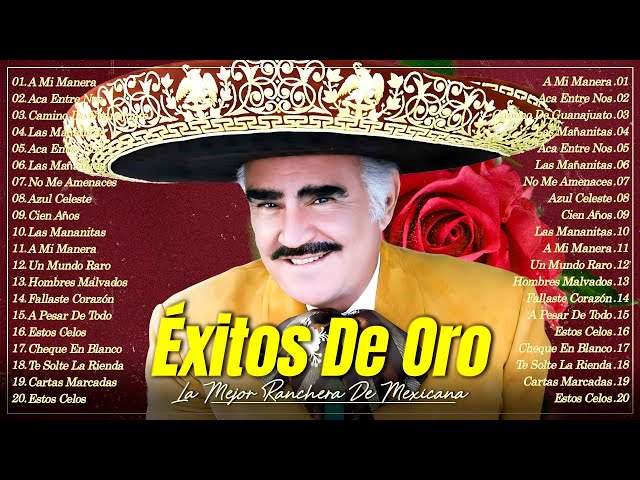 Las 30 Mejores Rancheras Mexicanas Viejitas JOSÉ ALFREDO JIMENEZ, ANTONIO AGUILAR, VICENTE FERNANDEZ