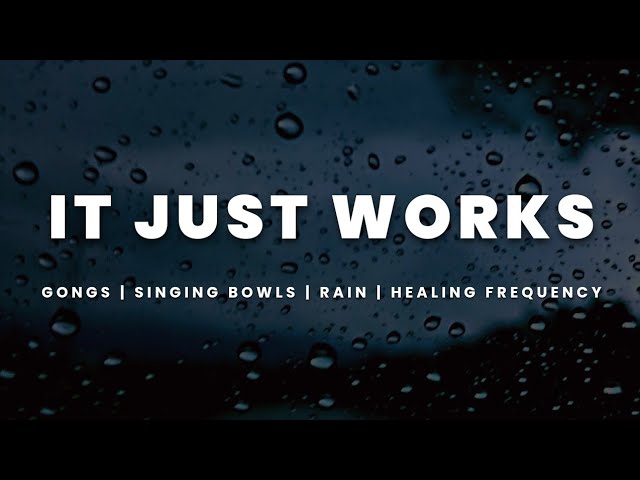 DEEP & Quick Vagus Nerve Reset | Powerful Low Frequencies with Gongs, Singing Bowls + Rain ❤️