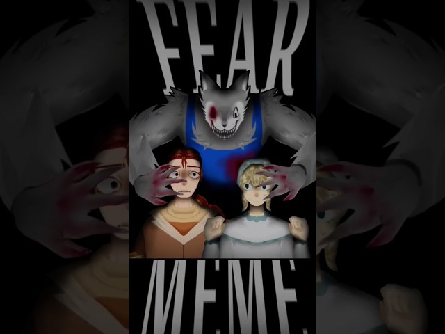 Fear meme [Ft. Wolf Analog horror plus ocs] #analoghorror #foxymations #wolf