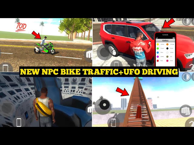 Indian Bike Driving 3D New UFO Driving+Npc Bike in Traffic 🤯🔥| New Update Feature 🤩| Harsh in Game