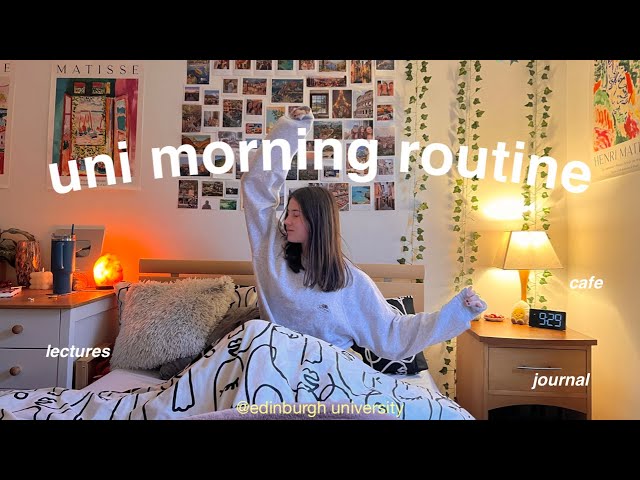 UNIVERSITY MORNING ROUTINE *realistic*