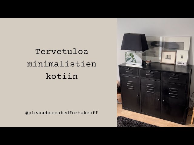 Minimalistien kodin sisustus #tinyhome