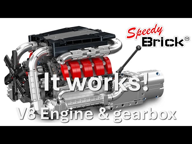 It's not LEGO but this Motorised V8 engine with gearbox is AMAZING. This is just the beginning.