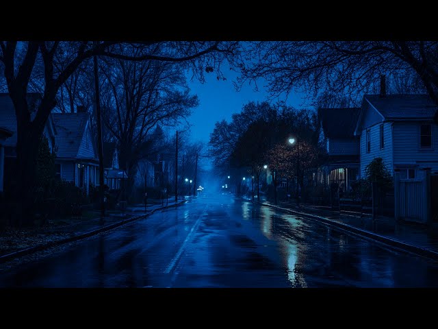 Heavy Rain and Thunder Sounds on a Dark Night 🌩️ Sounds for Relaxation and Sleep