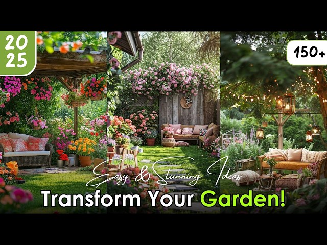 120+ Stunning Garden Decor Ideas | DIY, Affordable, & Unique Garden Decorations for 2025