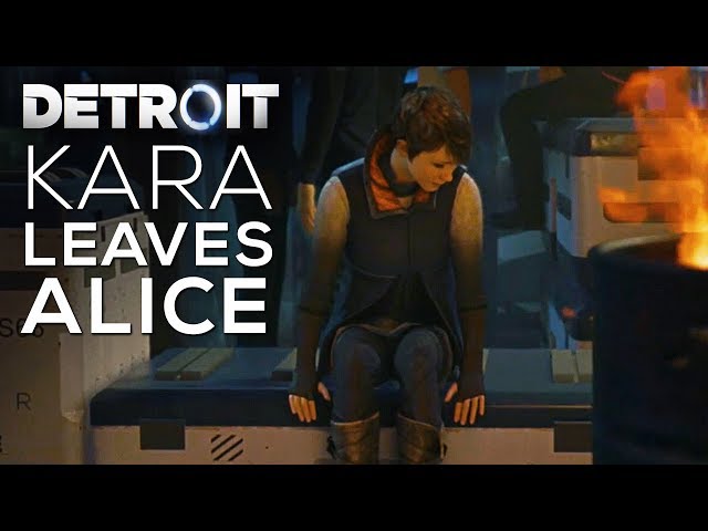 Kara Leaves Alice while Jericho is Under Attack (Bad Relationship with Alice) - DETROIT BECOME HUMAN