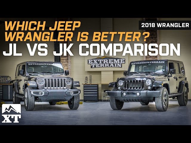 2018 Jeep Wrangler JL vs Jeep Wrangler JK  - Official Comparison & Review